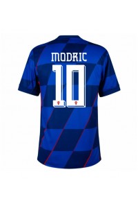 Kroatië Luka Modric #10 Voetbaltruitje Uit tenue EK 2024 Korte Mouw